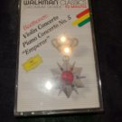 Walkman Classics Beethoven Violin Concerto Piano No Five CASSETTE