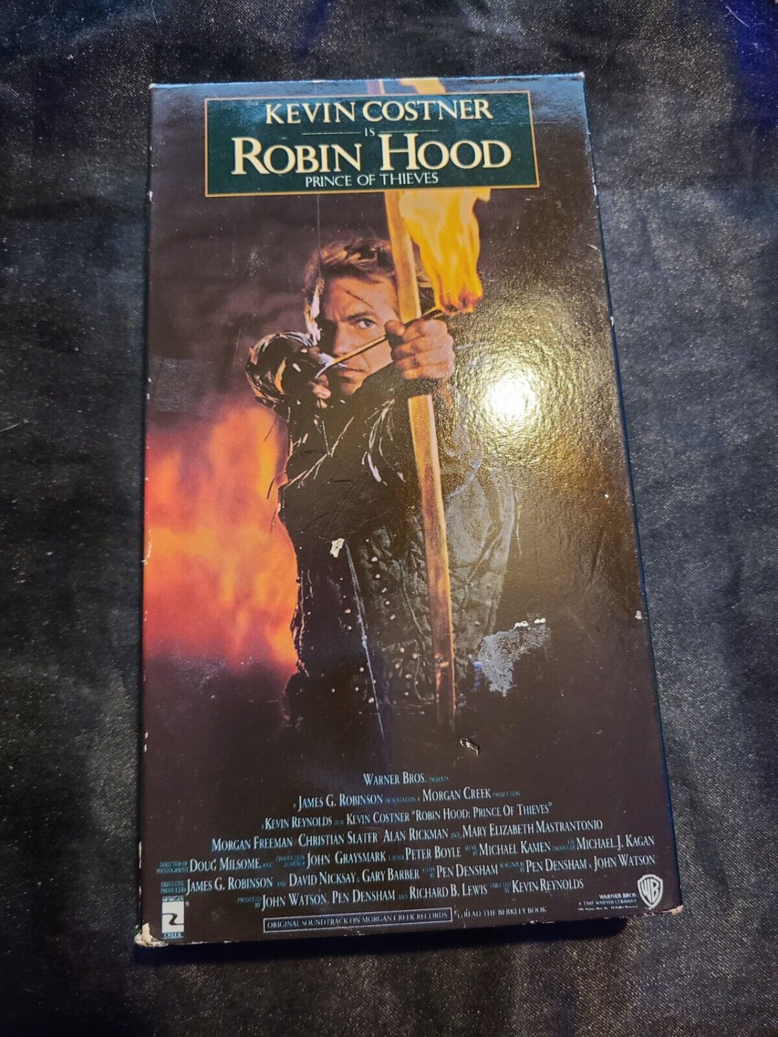 Robin Hood Prince Of Thieves VHS Cassette Tape Kevin Costner 1991