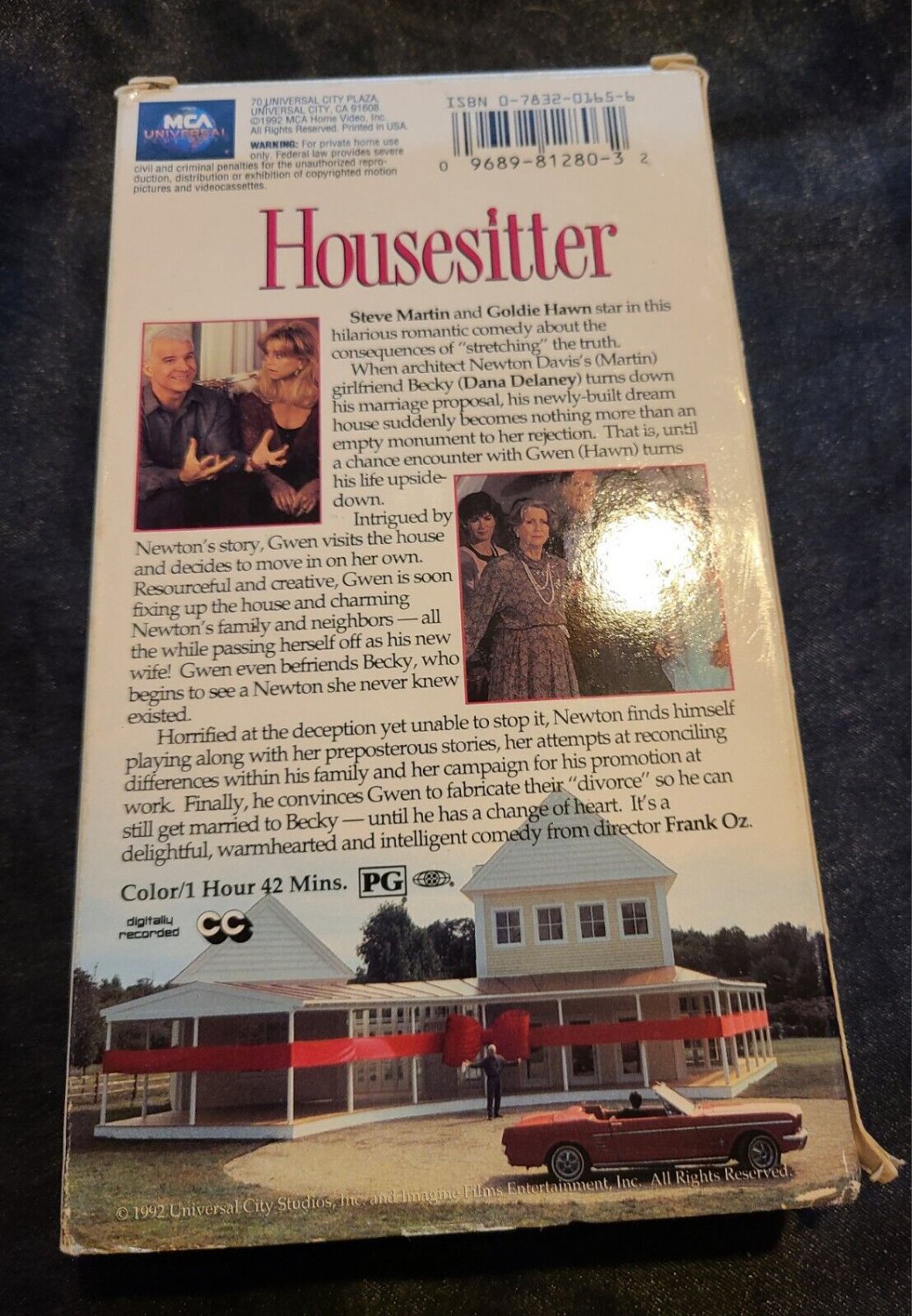 Housesitter VHS Video Tape Steve Martin Goldie Hawn Romantic Comedy ...