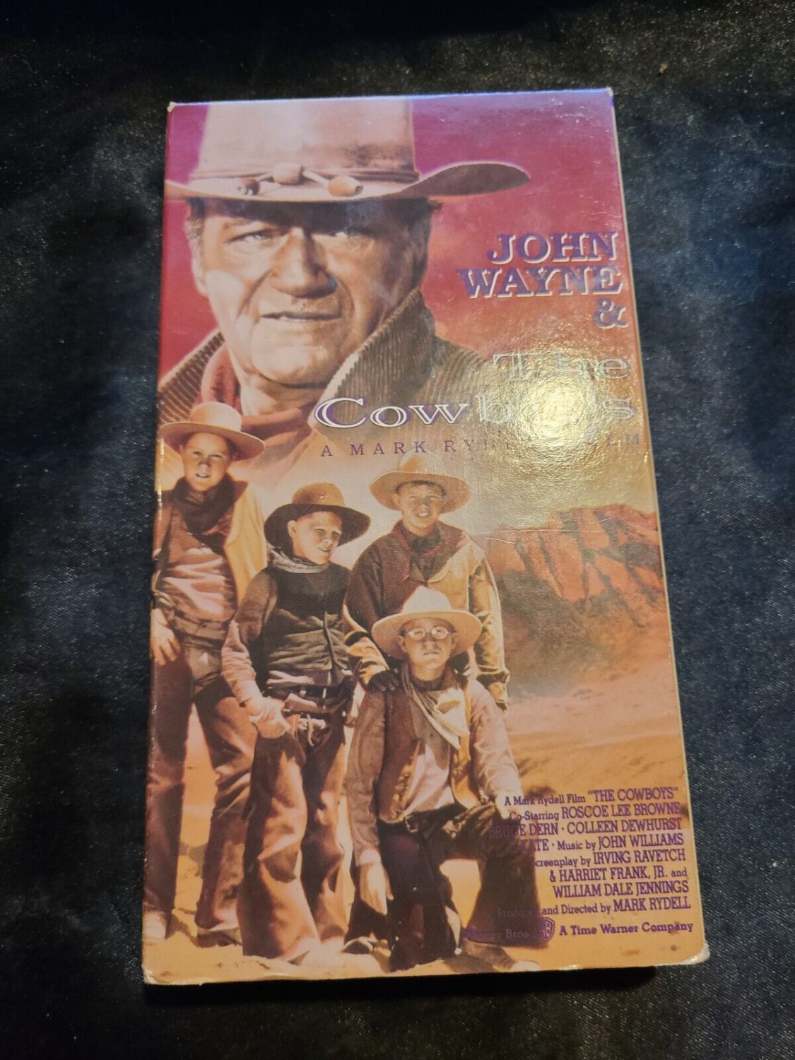 Cowboys VHS VCR Video Tape Used John Wayne VINTAGE 1971