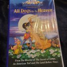 All Dogs Go To Heaven Sealed VHS Movie Clamshell Js