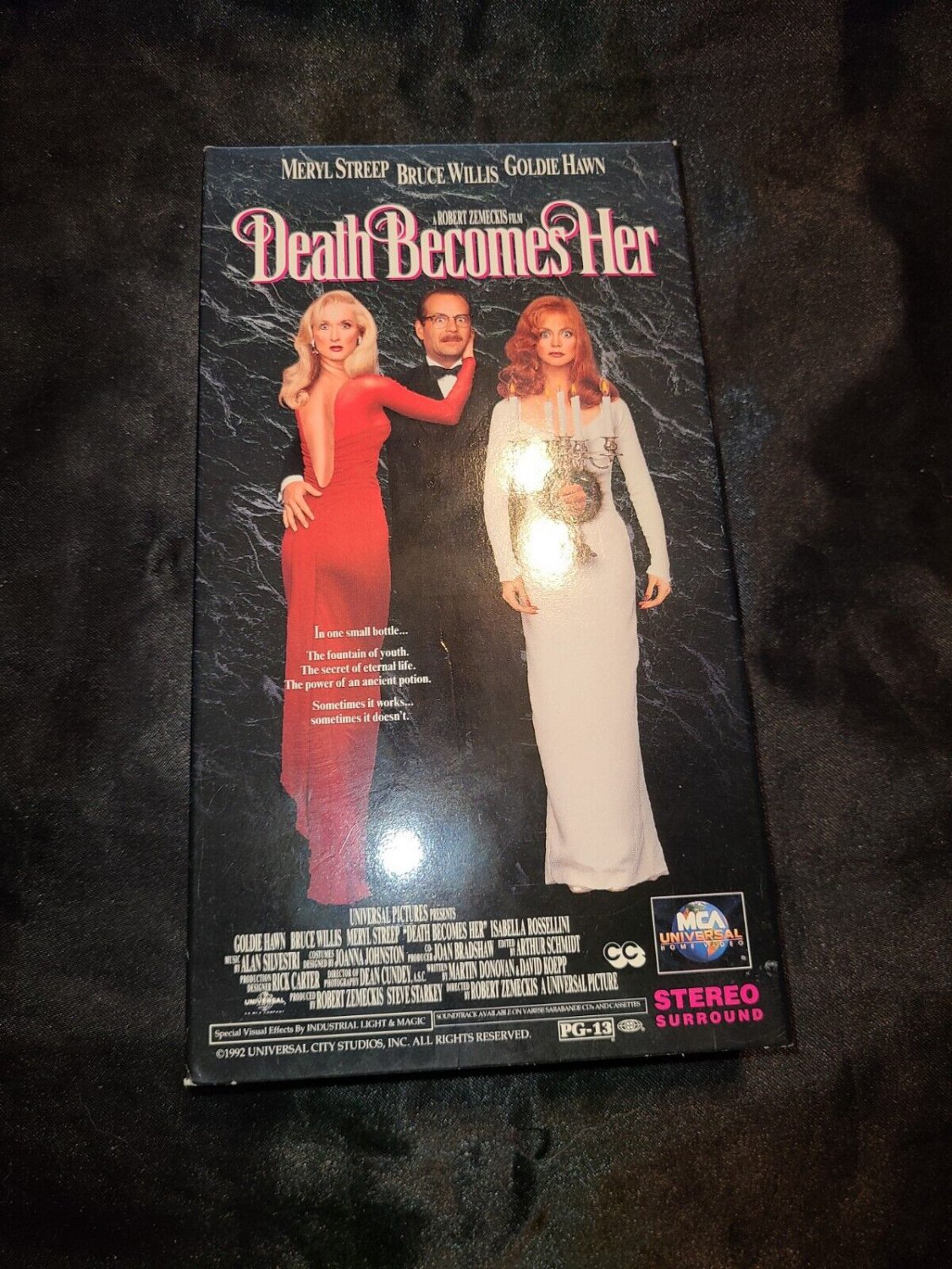 Death Becomes Her VHS Tape Movie 1992 Universal City Studios MERYL STREEP