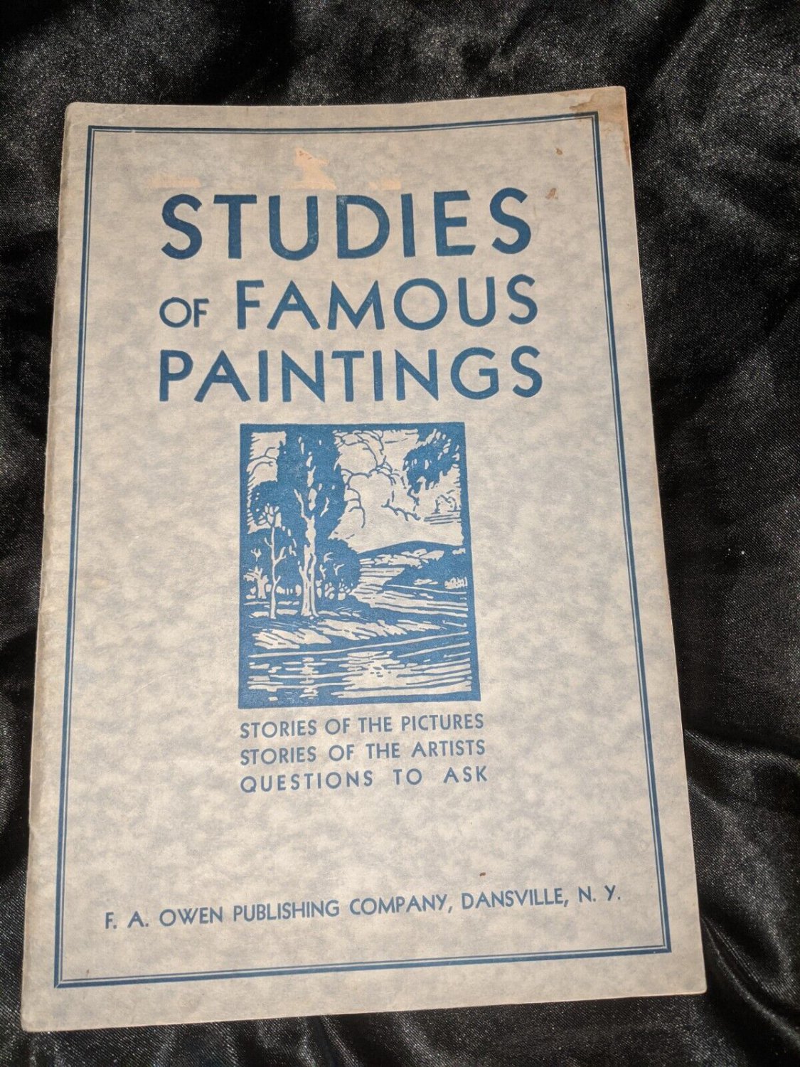 Studies Of Famous Paintings FA Owen Publishing Vintage 1936