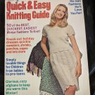LADYS CIRCLE QUICK & EASY KNITTING GUIDE WINTER 1972 VINTAGE