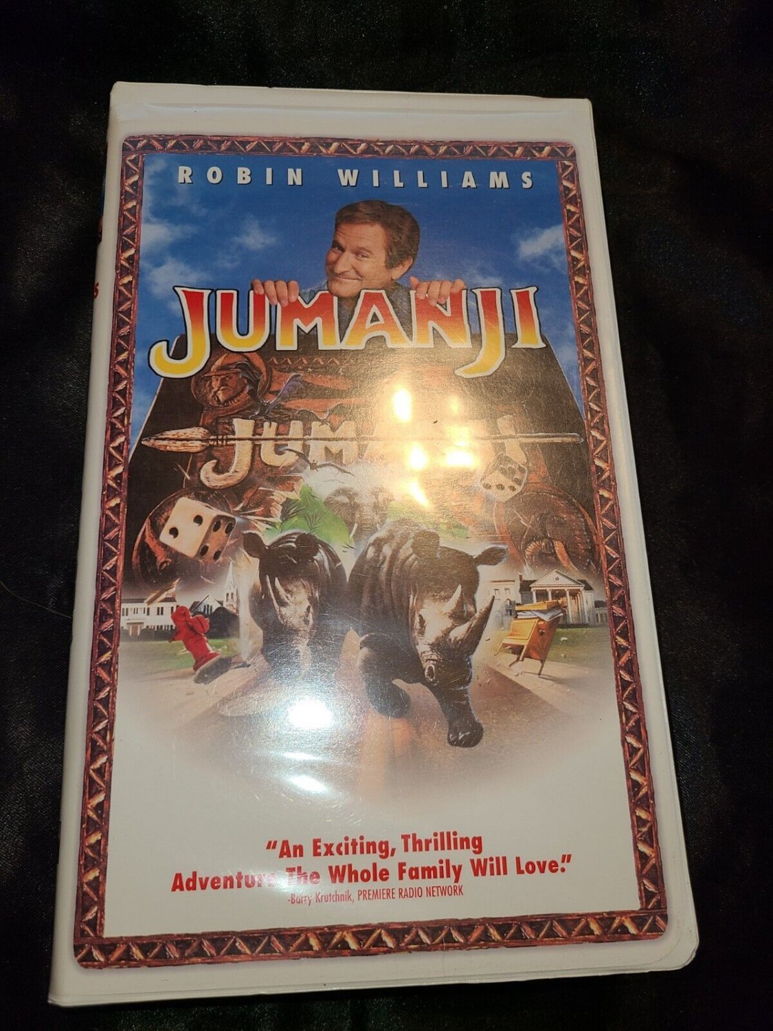 Jumanji Vhs Clam Shell Robin Williams Kirsten Dunst 1 - vrogue.co