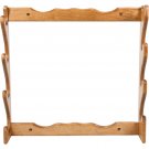 Allen Company Heavy Duty Wooden Wall Mount 4 Gun Rifle Display Rack, Natural/233627873150