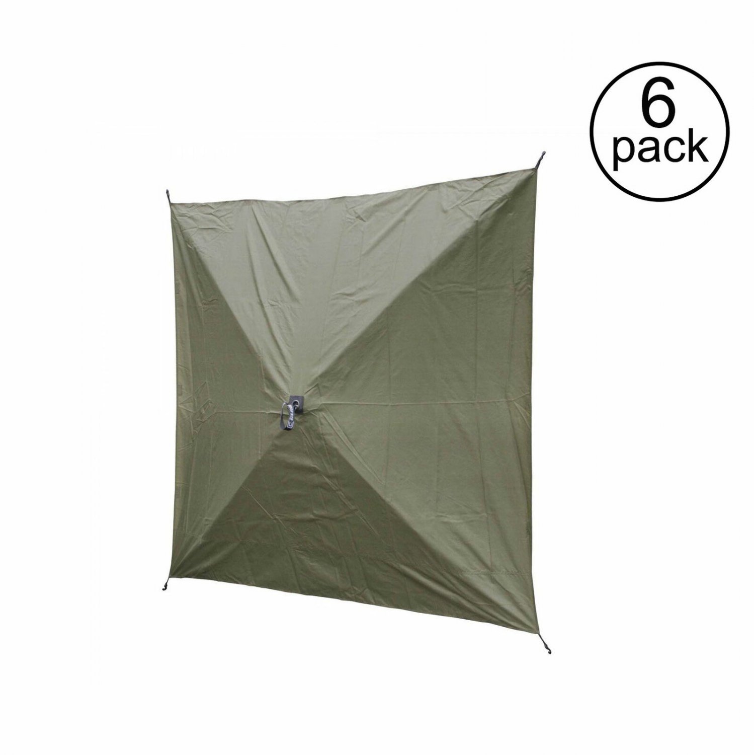 Clam Quick Set Screen Hub Green Fabric Wind & Sun Panels Accessory Only (6 Pack)/352963085713