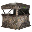 Rhino Blinds R150-MOC Durable 3 Person Outside Hunting Ground Blind, Mossy Oak/233592103459