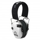 Walker's Razor Slim Shooter Folding Ear Protection Muffs with NRR of 23dB, White/353375953333