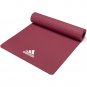 Adidas Universal Exercise Slip Resistant Fitness Yoga Mat, 8mm, Mystery Ruby/353087637676
