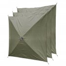 Quick-Set Canopy Shelter Screen Hub Green Fabric Wind & Sun Panels (3 pack)/352963124789