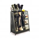 Suncast GO3216D Metal Golf Equipment Organizer Storage Rack w/ 3 Shelves, Black/232363508424