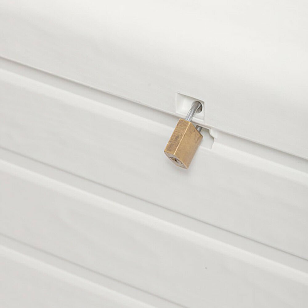 Toomax Foreverspring Deck Patio Garden Storage Box Chest Bench, 70