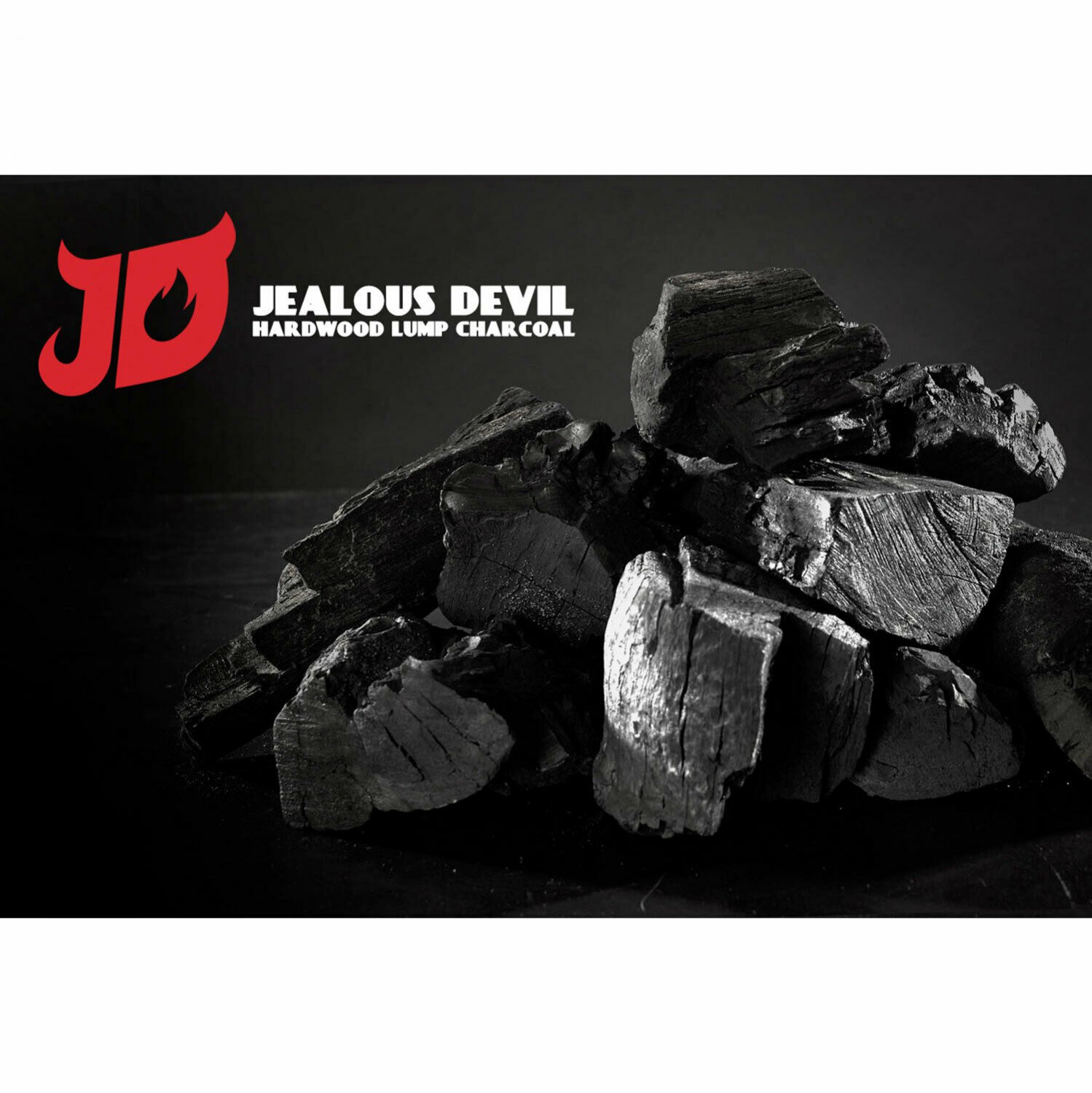 Jealous Devil 100 Percent Natural Hardwood Wood Lump Grill Charcoal, 20