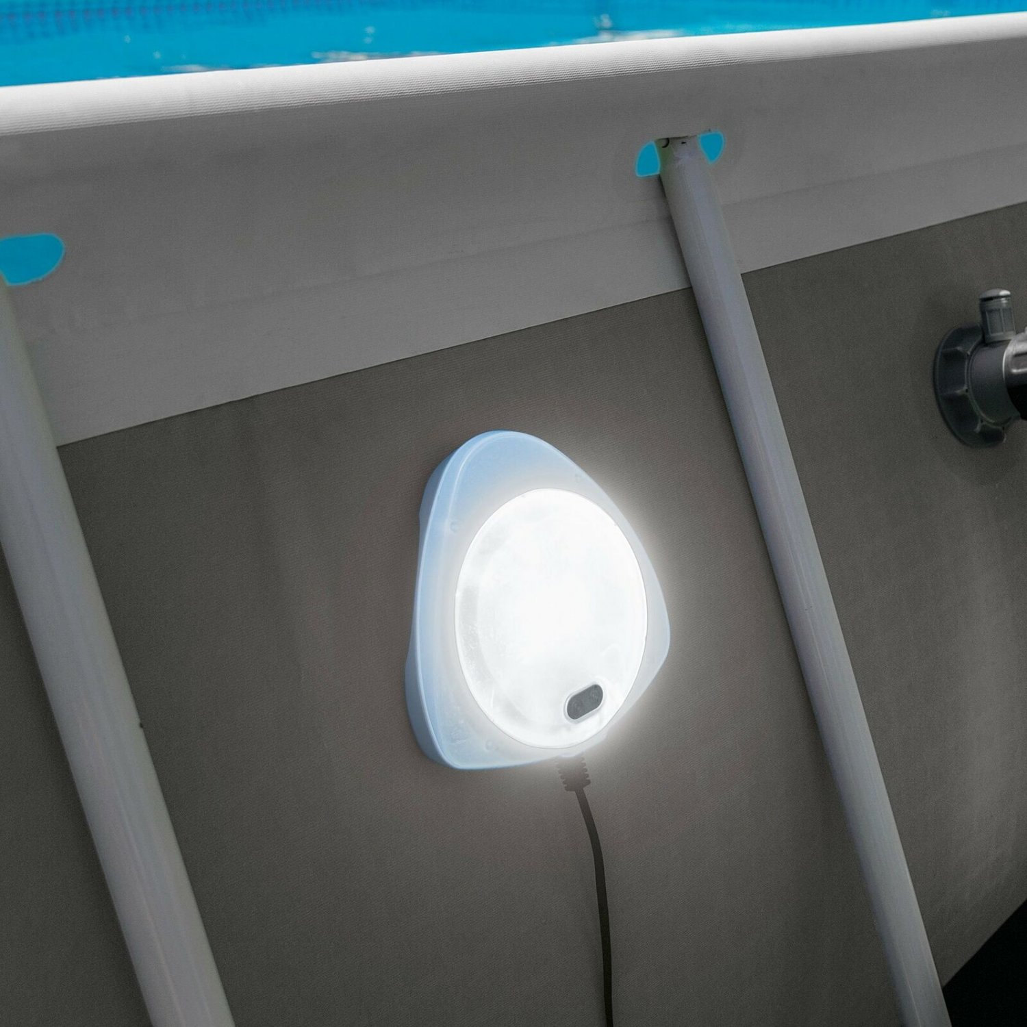 intex magnetic led pool light