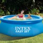 Intex 8ft Easy Set Inflatable Above Ground Round Swimming Pool and Pool Cover/392814294113
