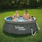 Summer Waves 8ft x 2.5ft Above Ground Inflatable Outdoor Swimming Pool with Pump/353100754417