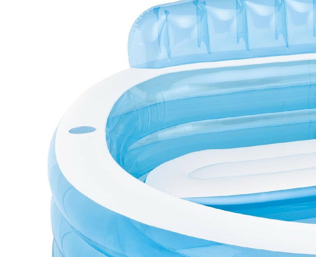 inflatable pool with bench seat