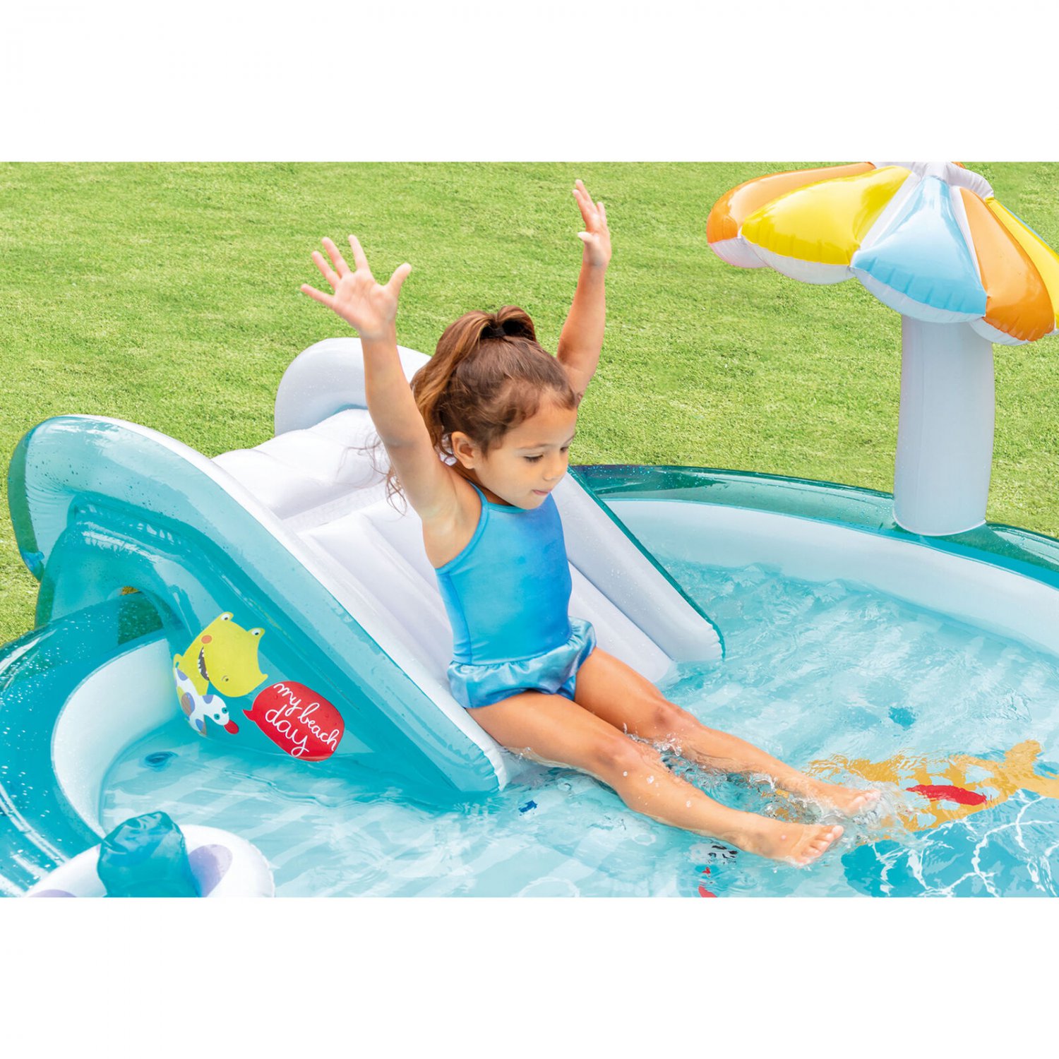 intex gator inflatable play center