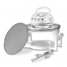 NutriChef PKAIRFR48 Kitchen Countertop Air Fryer Oven Cooker with 13 Quart Bowl/233739367594