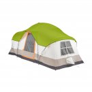 Tahoe Gear Olympia 10 Person 3 Season Outdoor Camping Tent, Green and Orange/233517207418
