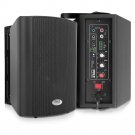 Pyle PDWR53BTBK Bluetooth Indoor Outdoor 5.25 In Speaker System, Black (2 Pack)/233739315932