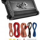 LANZAR HTG157 3000W Mono MOSFET Car Audio Power Amplifier w/ Boss AKS8 Amp Kit/390786880503