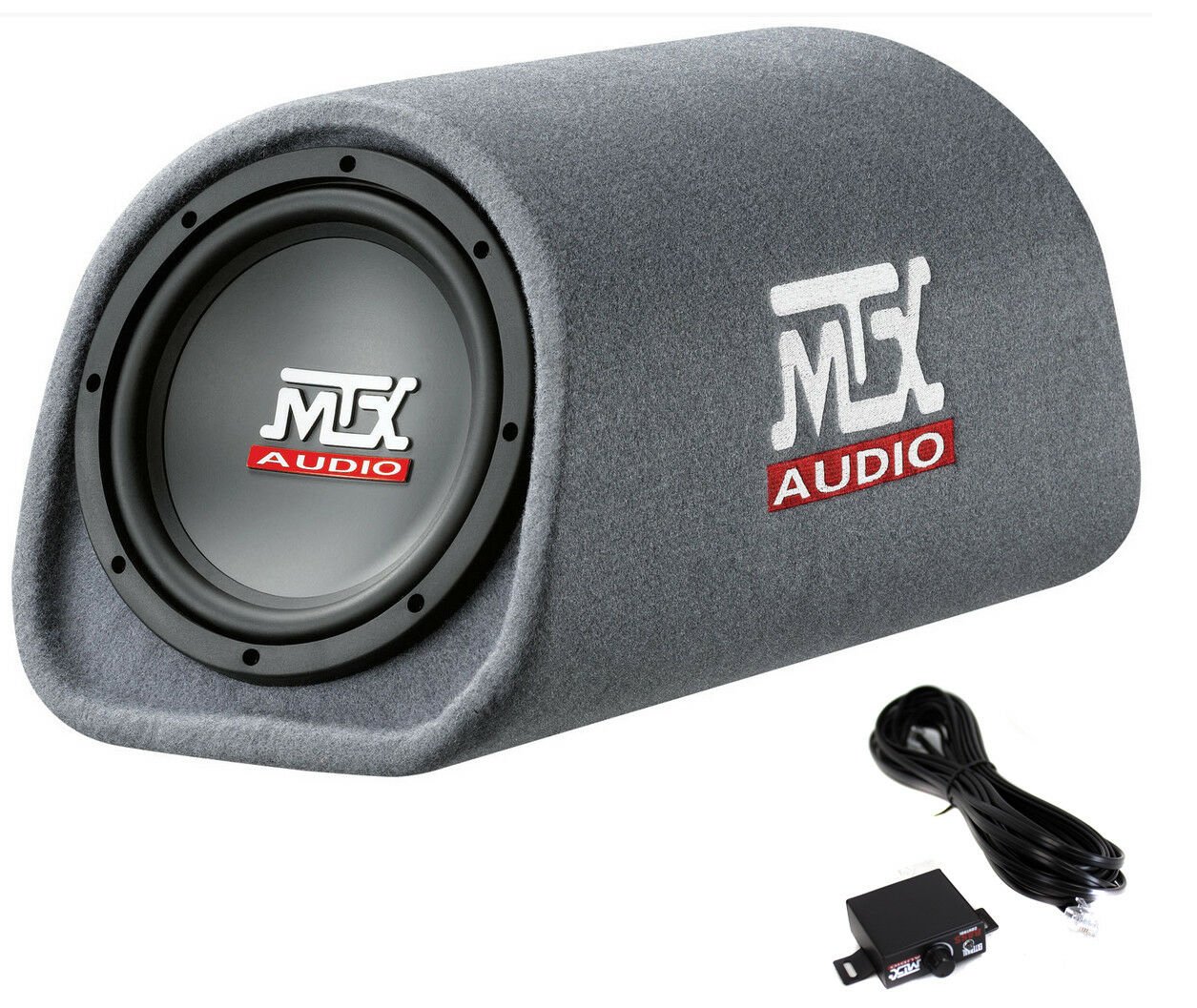MTX AUDIO RT8PT 8" 240W Car Loaded Subwoofer Enclosure Amplified Tube Box Vented/391381079322