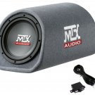MTX AUDIO RT8PT 8" 240W Car Loaded Subwoofer Enclosure Amplified Tube Box Vented/391381079322