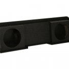 QPower GMC Chevy Silverado Ext Cab '99-06 Dual Two 12" Sub Box w/ Bedliner Spray/351094325585