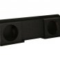 QPower GMC Chevy Silverado Ext Cab '99-06 Dual Two 12" Sub Box w/ Bedliner Spray/351094325585