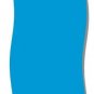 Swimline 15' Round Above Ground Swimming Pool Overlap Liner, Solid Blue 233606764098
