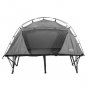 Kamp-Rite 1 Person CTC Compact Collapsible XL Tent Cot w/ Storage Bag, Gray 392177076928