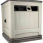Suncast Swivel Smart Trak Hose Hideaway 225 Foot Hose Reel Storage Bin, Taupe 233830181054