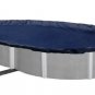 18x38 Blue Oval Above Ground Swimming Pool Cover + Air Pillows + Winterizing Kit 352963090719