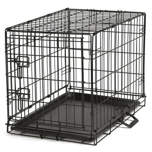 ProSelect Easy Crate XL Wire Kennel for Large Dogs and Pets with Tray, Black 233622988118
