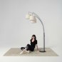 Brightech Trilage 9.5 Watt LED Bulb 3 Lights with Shades Arc Floor Lamp, Bronze 233677406732