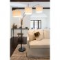 Brightech Trilage 9.5 Watt LED Bulb 3 Lights with Shades Arc Floor Lamp, Bronze 233677406732