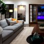 Brightech Trilage 9.5 Watt LED Bulb 3 Lights with Shades Arc Floor Lamp, Bronze 233677406732