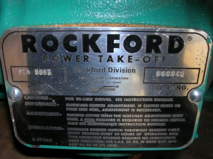 Rockford Power Take