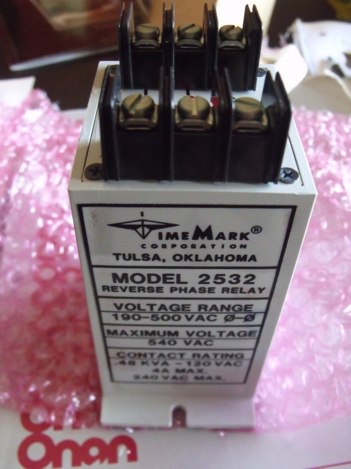 Time Mark Reverse Phase Relay Model 2532