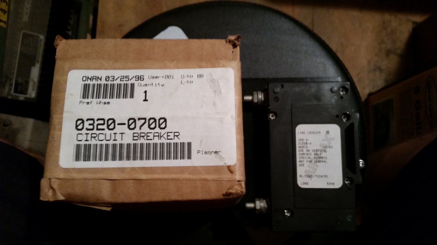 Onan 3200700 Circuit Breaker NEW