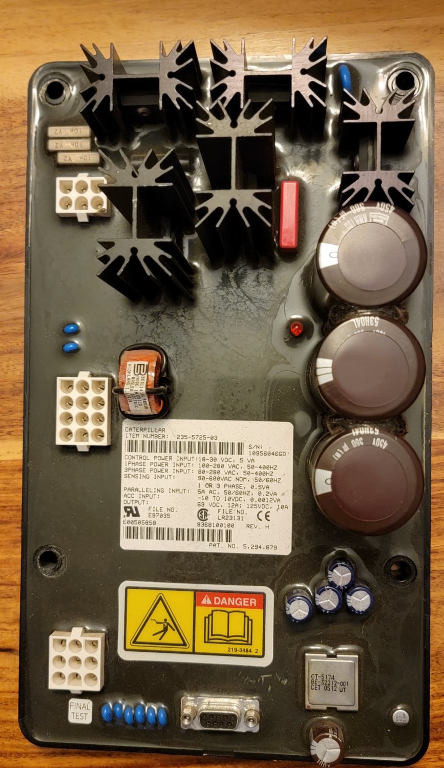 Caterpillar 235572503 AVR Automatic Voltage Regulator for CAT Engines