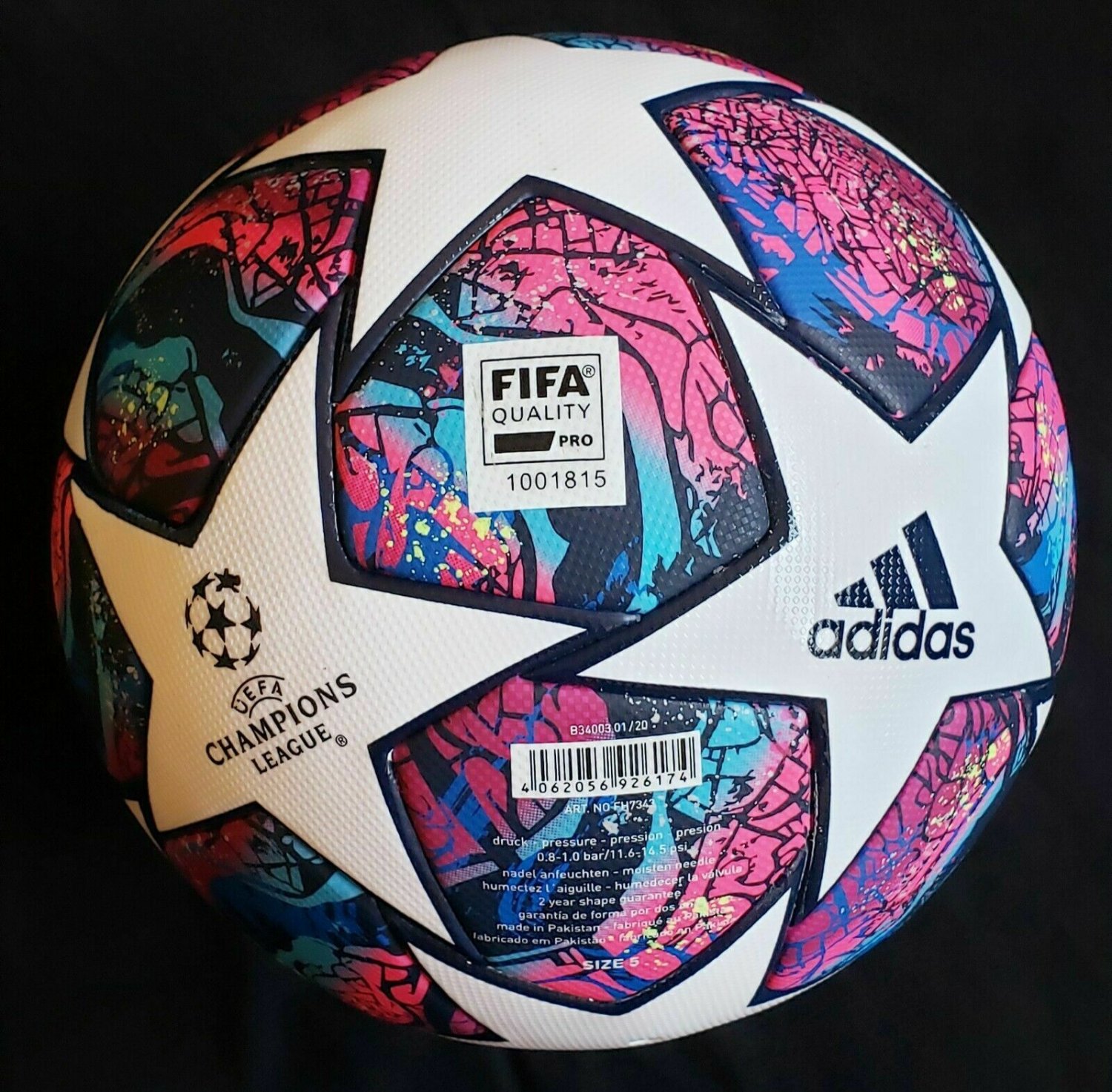 Adidas Champions League Final Istanbul 20 Official Match Ball SIZE 5