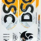 CRICKET BAT STICKER DSC BAT STICKER Edition DAVID WARNER Bull 31 - 3D Embossed US STOCK