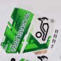 Kookaburra Green Bat Sticker - KAHUNA PRO 3D Embossed Cricket Bat Sticker US STOCK