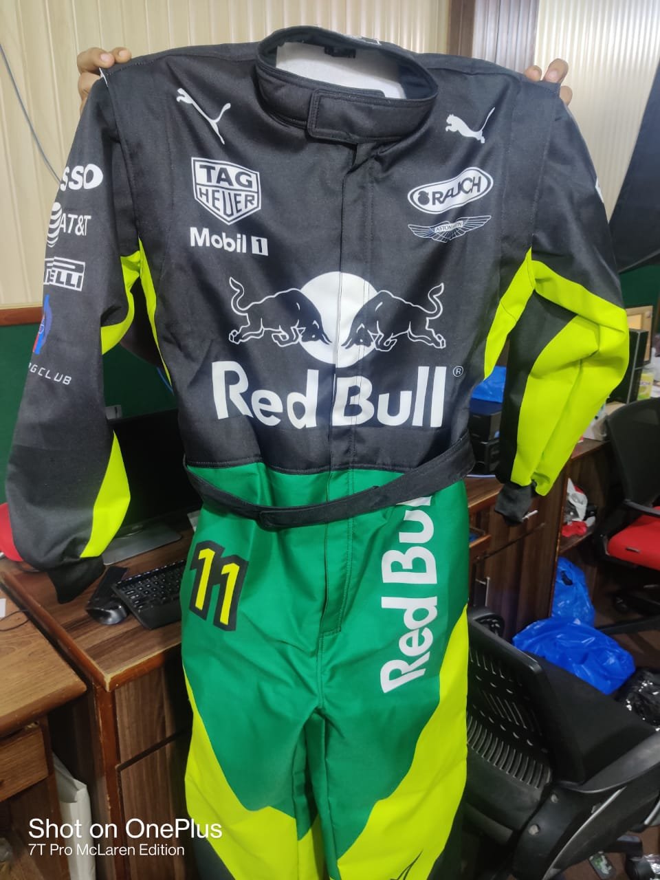 Red Bull Go Kart Race Suit CIK/FIA Level 2 SUBLIMATION Printed RACING SUIT