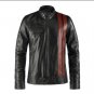 Men Genuine Leather Jacket Retro Racer, Gothic, Punk Bikers, Trendy Party Jacket