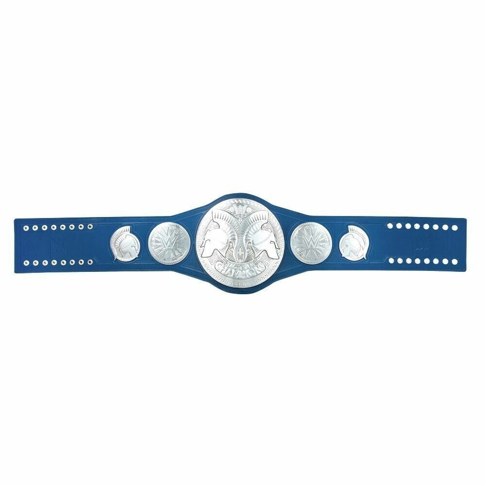 WWE SMACKDOWN TAG TEAM BELT WWE WRESTLIG CHAMPIONSHIP ADULT ZINC/BRASS BELT 4MM