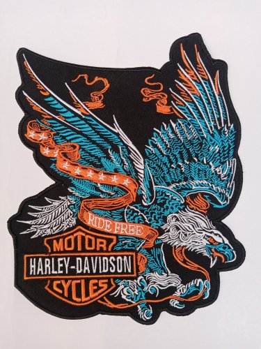 Harley Davidson patch 1Piece Eagle Patches For Jacket Motorcyclies ..